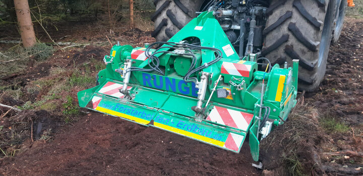 HEN Stein und Bodenfräse Arbeitsbreite 2.20m