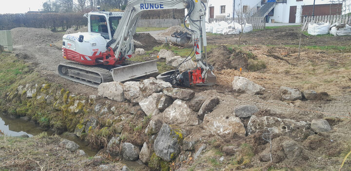 Steinverbau Arbeiten