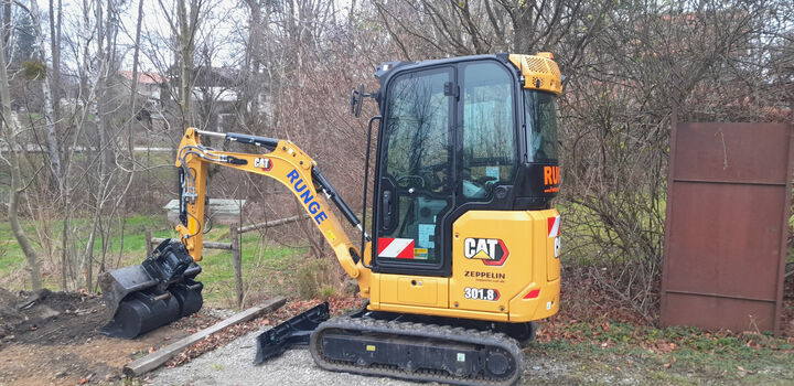 CAT Minibagger 301.8 mit Verstellfahrwerk